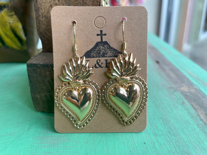 Earrings / Rose