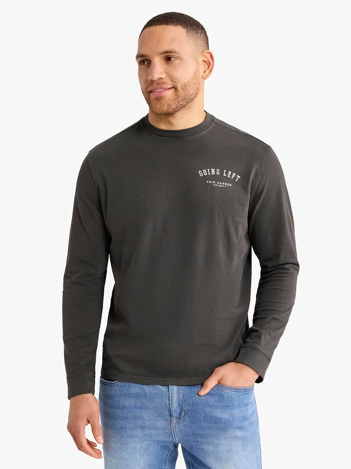 Saltaire Long Sleeve Graphic Tee | Going Left