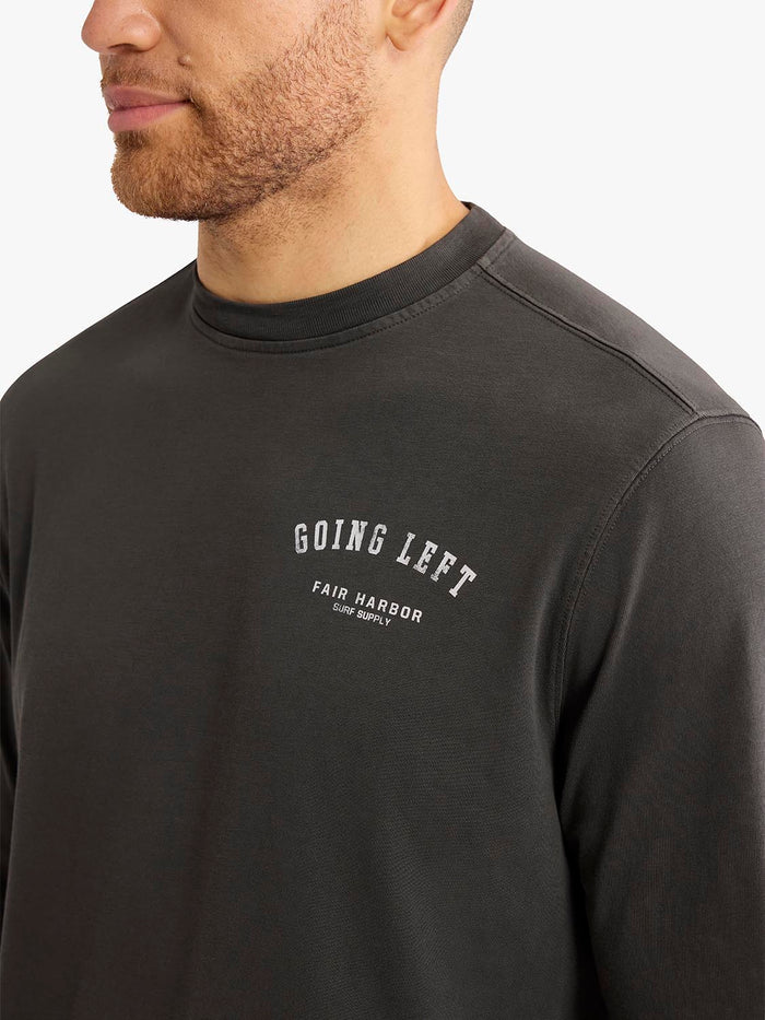 Saltaire Long Sleeve Graphic Tee | Going Left