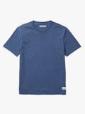 Navy blue saltaire t-shirt on a white background