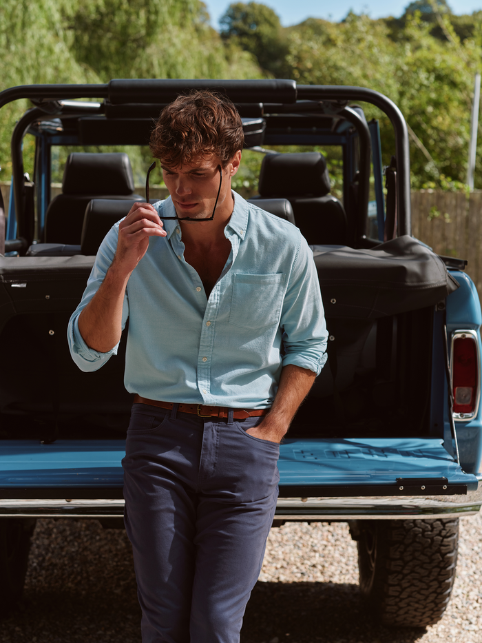 Salty Oxford Shirt | Light Blue