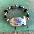 Scripture Fish Bracelets