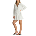 Sea level Horizon Lace Up Dress Cover Up SL9184