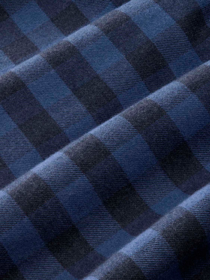 Seaside Lightweight Flannel Shirt | Blue Check