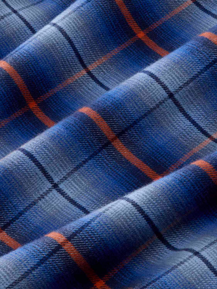 Seaside Lightweight Flannel Shirt | Blue Sky Plaid