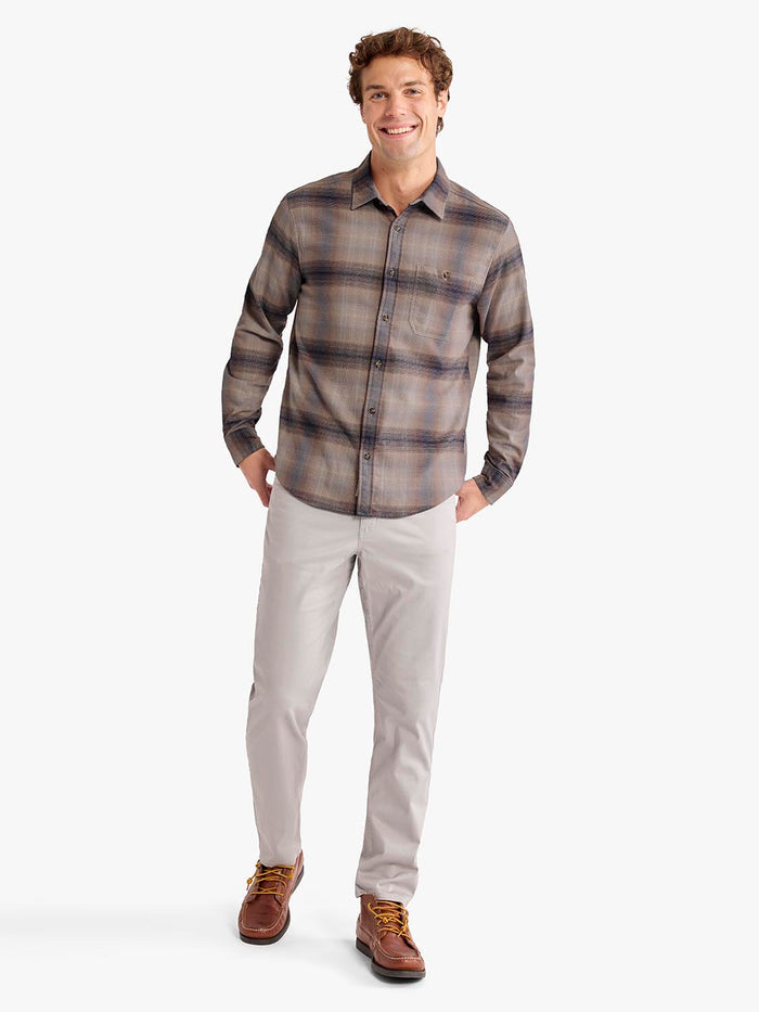Seaside Lightweight Flannel Shirt | Sand Ombre