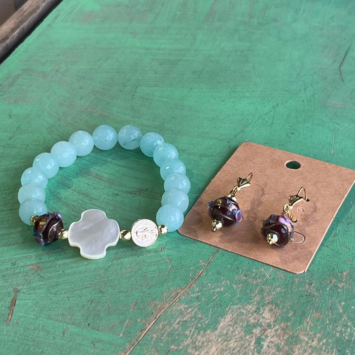 Serenity Protection Bracelet or Earrings
