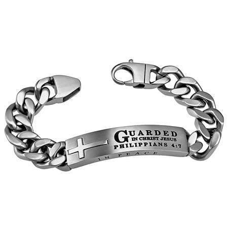 Silver Neo Bible Verse Bracelet