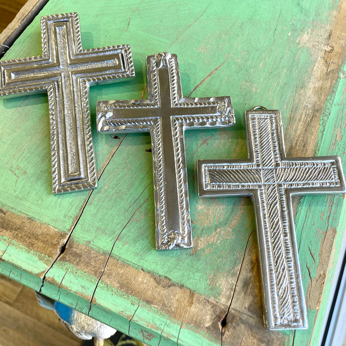 Simple Pewter Cross