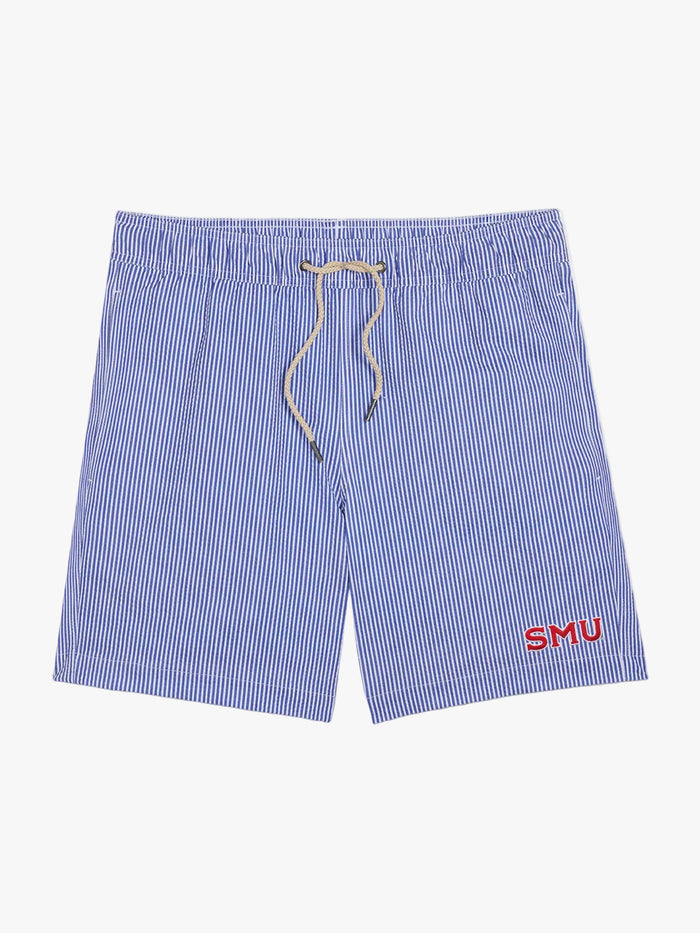 SMU Bayberry Trunk | Light Blue Seersucker