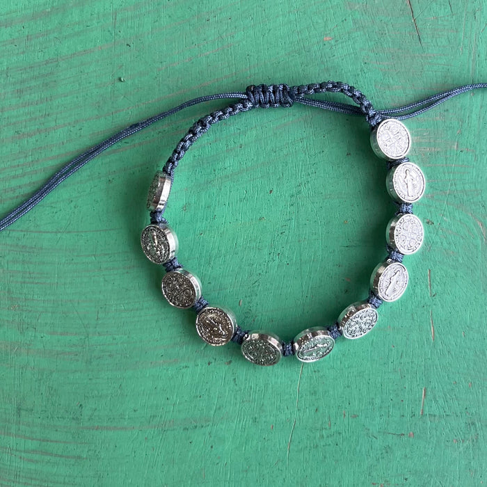St Benedict Adjustable Cord Bracelets