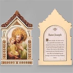 St Joseph 6.25" Table Top Shrine