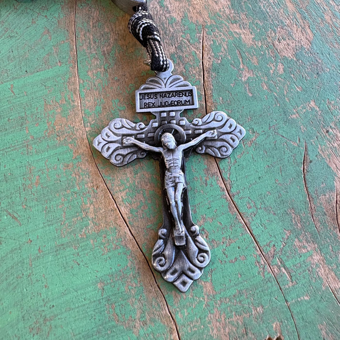 St Michael Pardon Cross Paracord Rosary