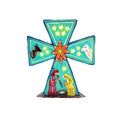 Starry Cross Nativity