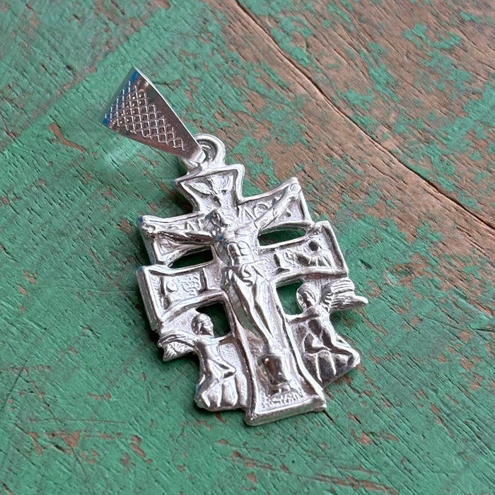 Sterling Silver 1.5" Caravaca Crucifix