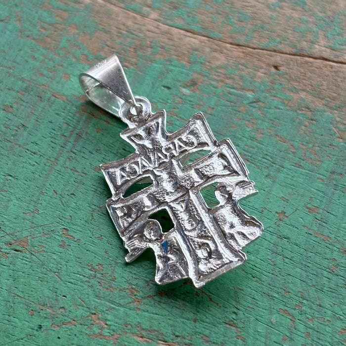 Sterling Silver 1.5" Caravaca Crucifix