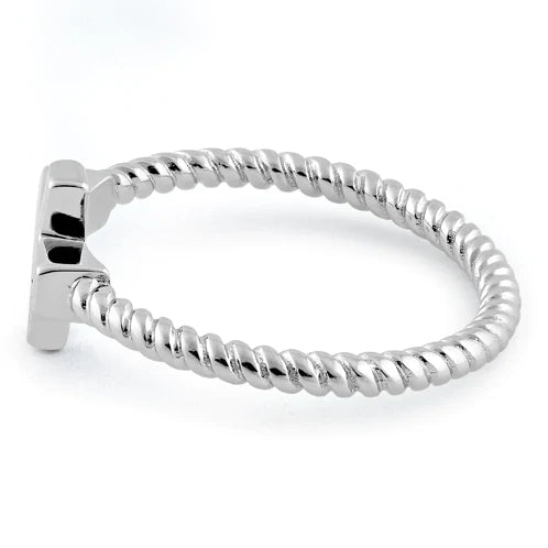 Sterling Silver Bold Cross Ring