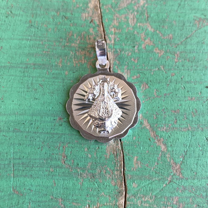 Sterling Silver Our Lady of San Juan Pendent