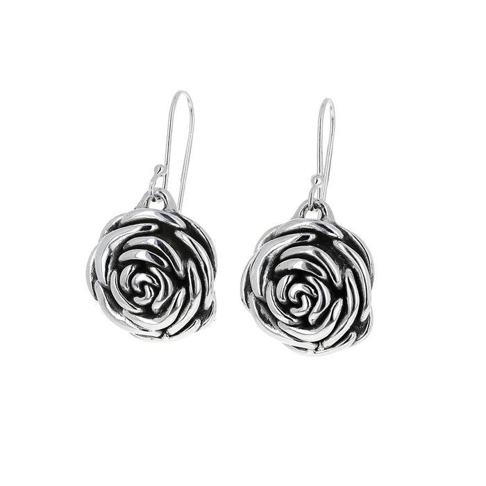 Sterling Silver Seven Rose Bud Bracelet or Earrings
