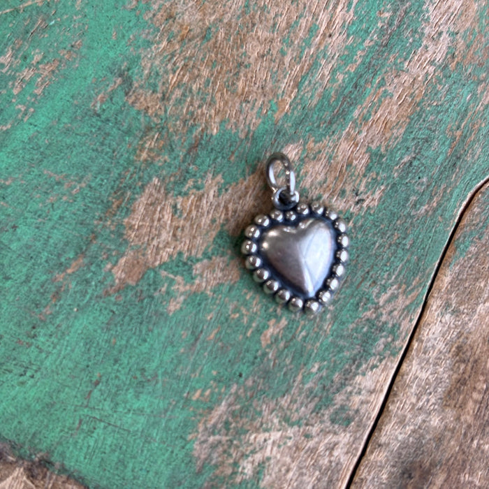 Sterling Silver Small Heart Charms