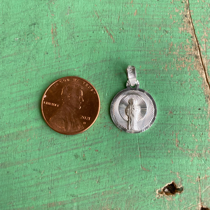 Sterling Silver St Jude Charm