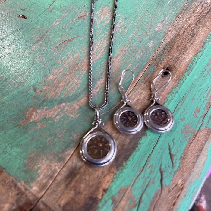 Sterling Silver Teardrop Widow’s Mite
