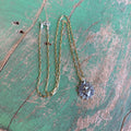 Sterling Silver Two Tone Paperclip Faith Necklaces