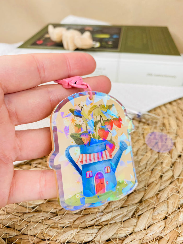 Strawberry House Keycharm
