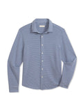 Sundown Terry Button Up | Maritime Stripe