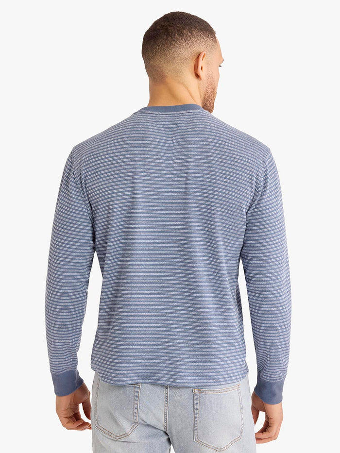 Sundown Terry Crewneck | Maritime Stripe