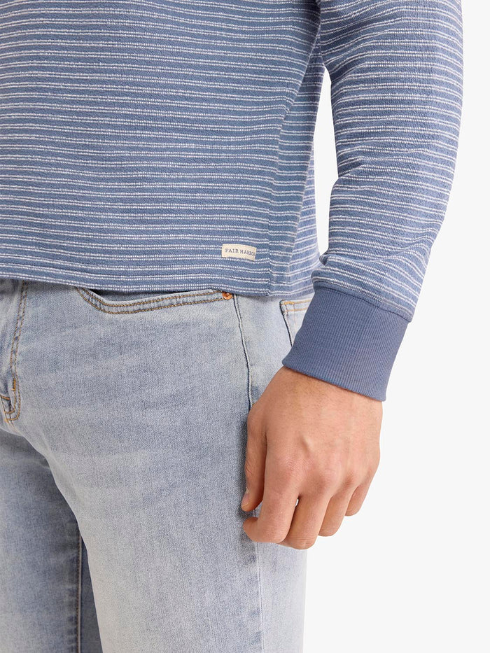 Sundown Terry Crewneck | Maritime Stripe