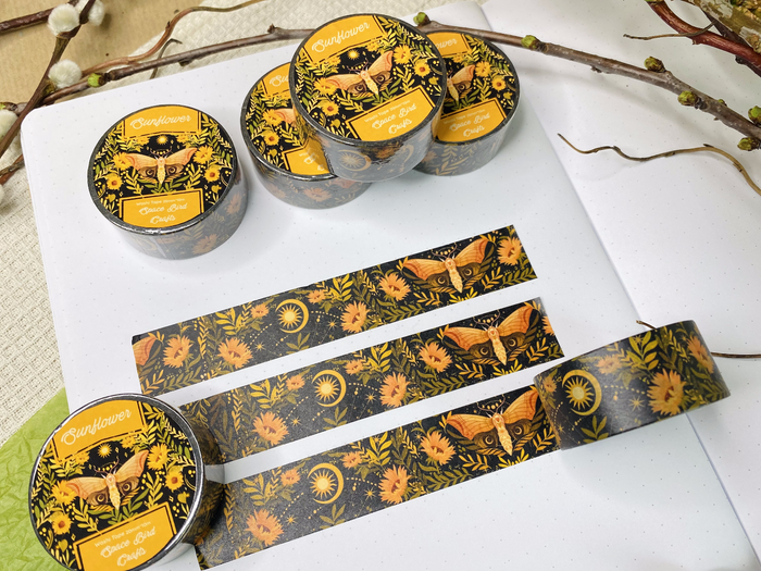 Sunflower Washi Tape 20mm x 10m