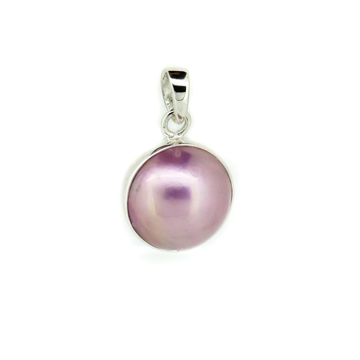 Sunset Pink Mabe Pendant