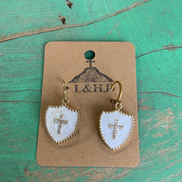 White Earrings