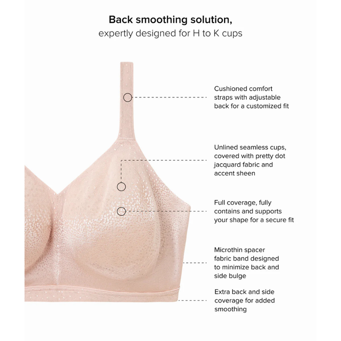 Wacoal Back Appeal Wire Free Full Coverage Seamless Bra 852403