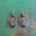 Western Silver Plated Earrings