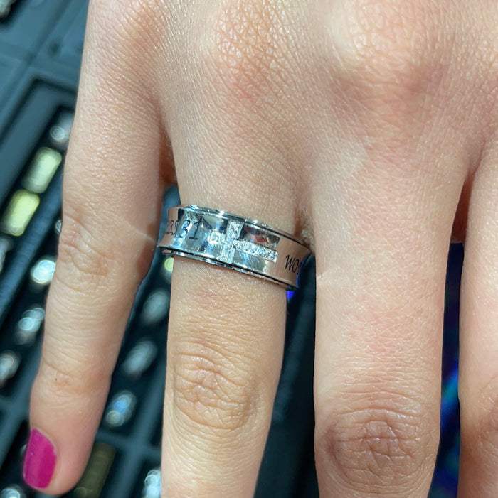 "Woman of God" Spinner Ring